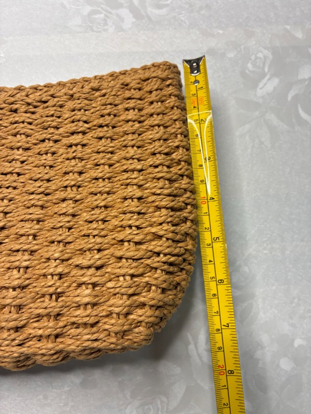 Straw brown handbag resort vacation shoulder bag - Picture 2 of 4